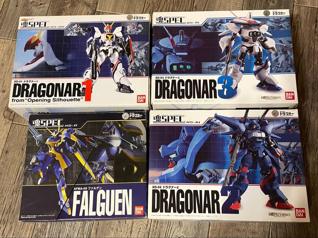 魂spec ドラグナー1.2.3.ファルゲン 箱痛み未開封