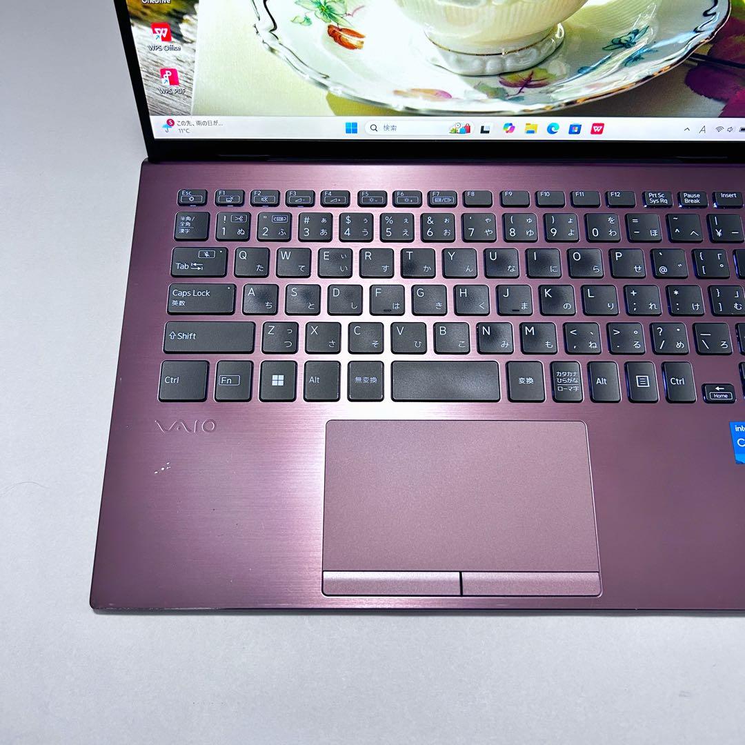 【激レア・ブロンズ／2022年製】VAIO｜第11世代i5／バッテリー超良好