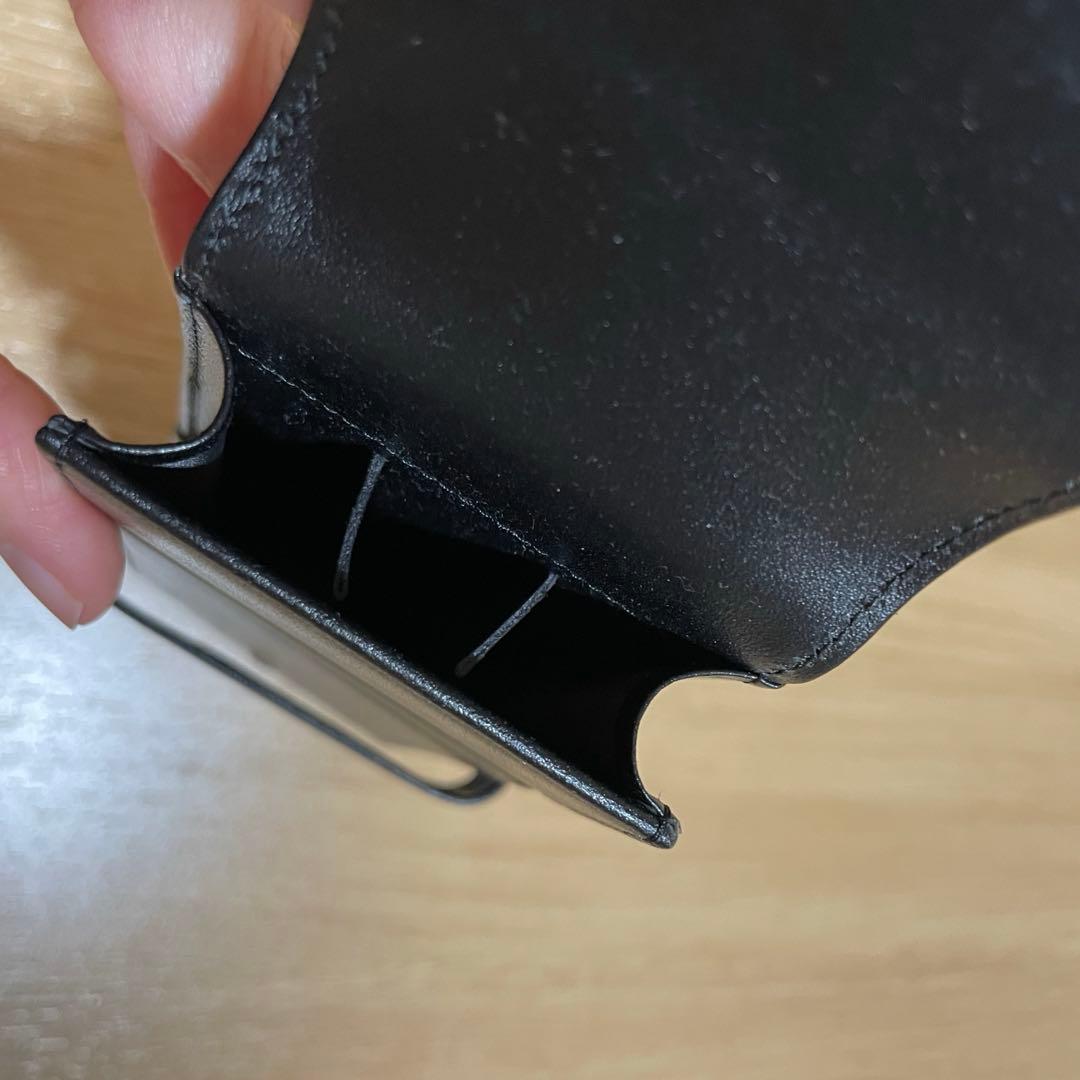 MONT BLANC ブラックレザー　ペンケース　3本