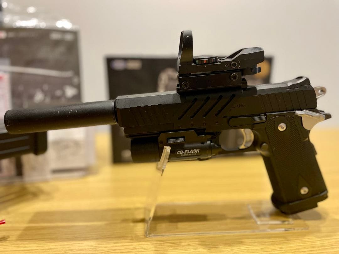 値下げ！東京マルイ　ハイキャパ E 30,000円相当のカスタム&オプション付き