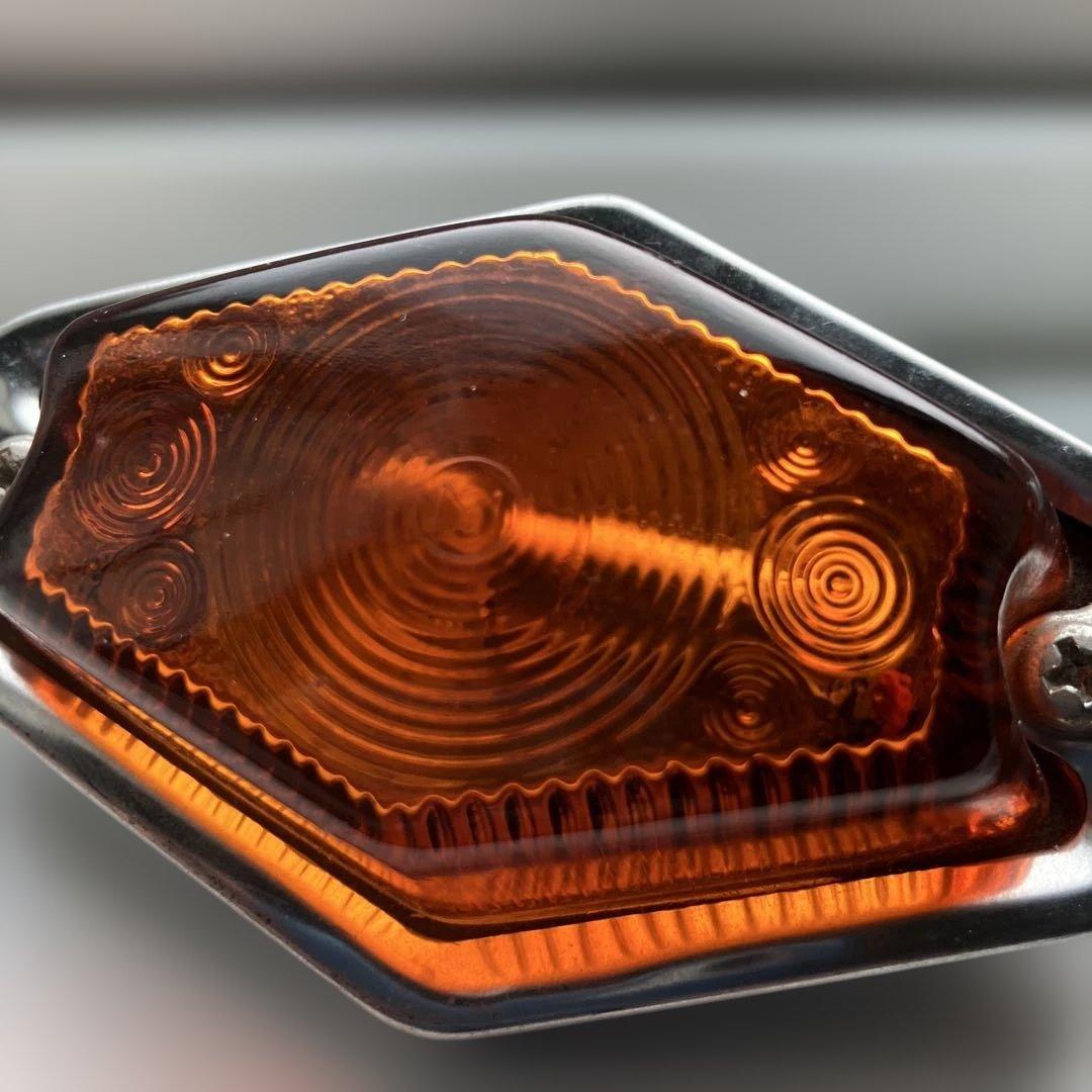 オリモ　菱型マーカー　橙2個セット　デコトラ　レトロ