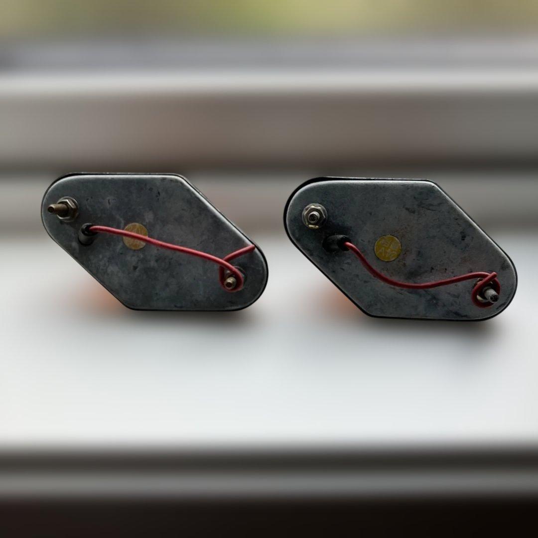 オリモ　菱型マーカー　橙2個セット　デコトラ　レトロ