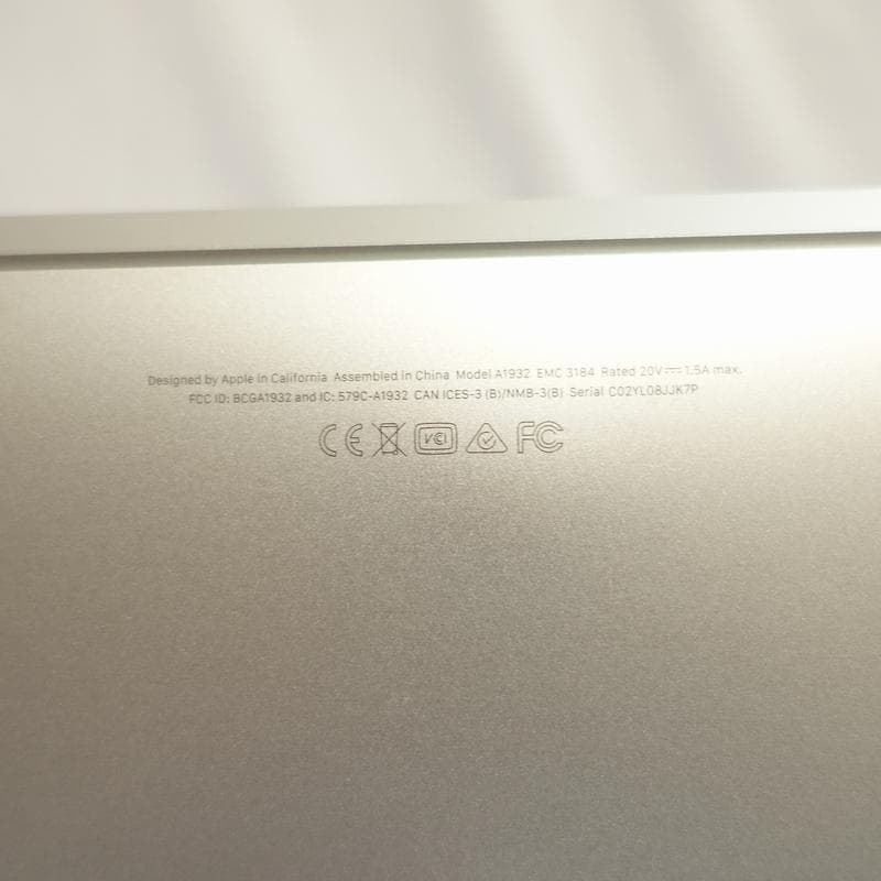 MacBook Air 13インチ 16GB/128GB 2018 シルバー