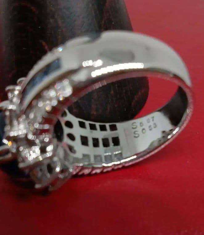 最終値下げ‼️6.40ctダイヤサファイアK18G　大幅値下げ‼️