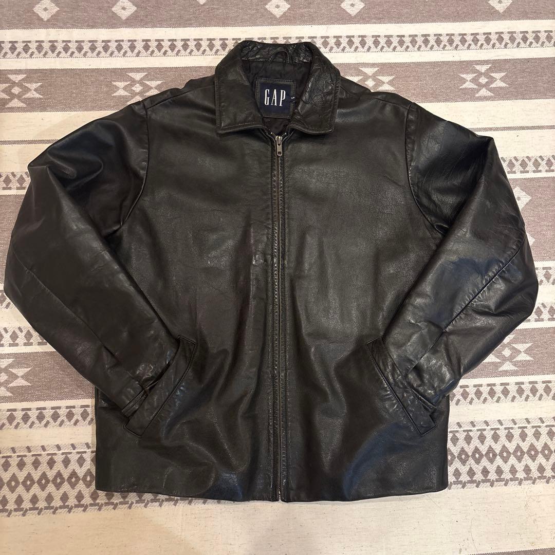 80's オールドGAP シングルライダース　革ジャン