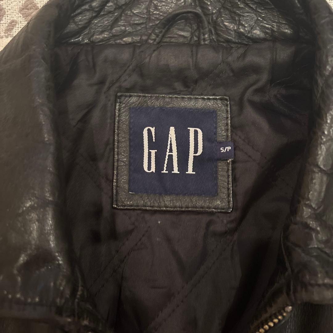 80's オールドGAP シングルライダース　革ジャン