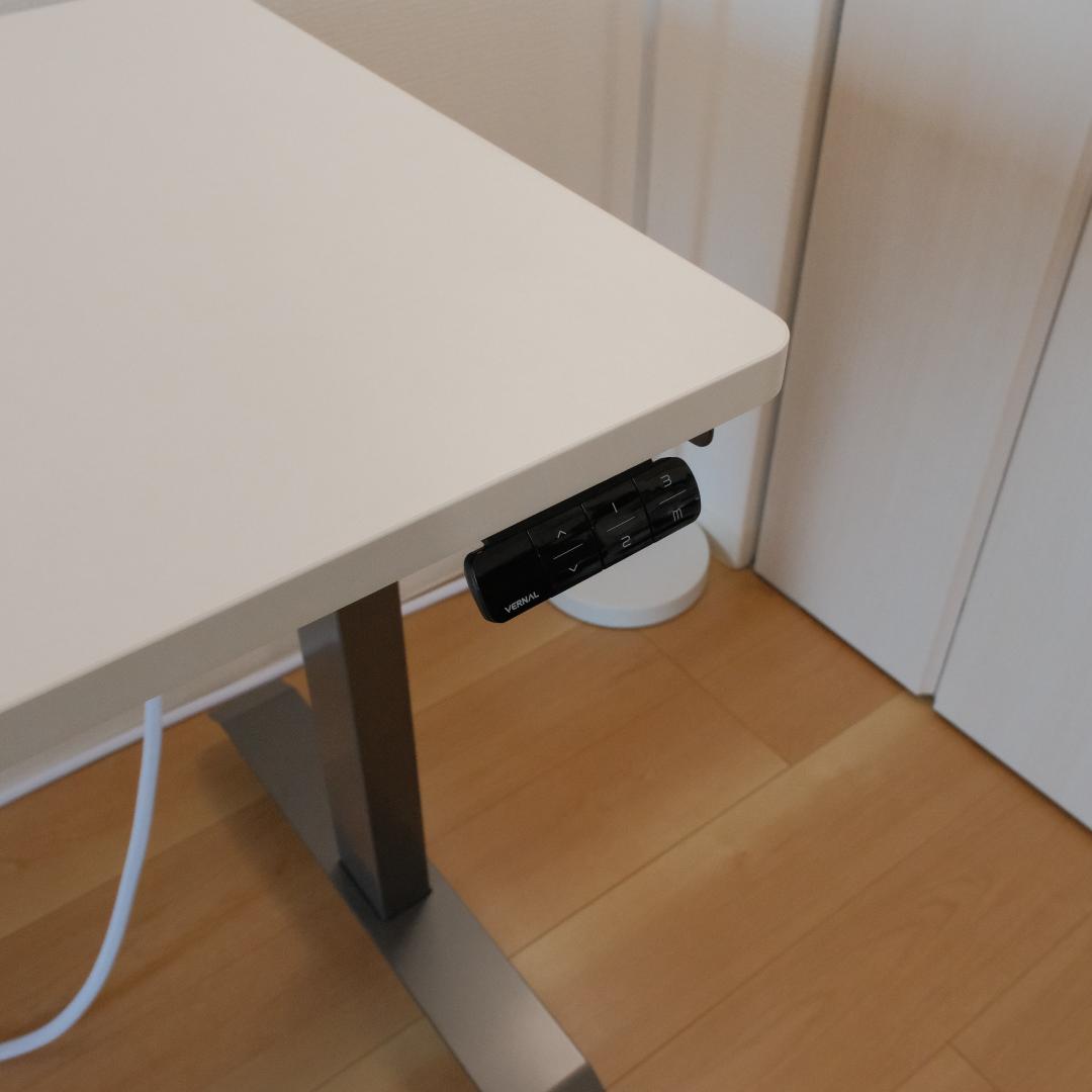 電動昇降デスク　天板/脚セット　Vernal PD3　ホワイト