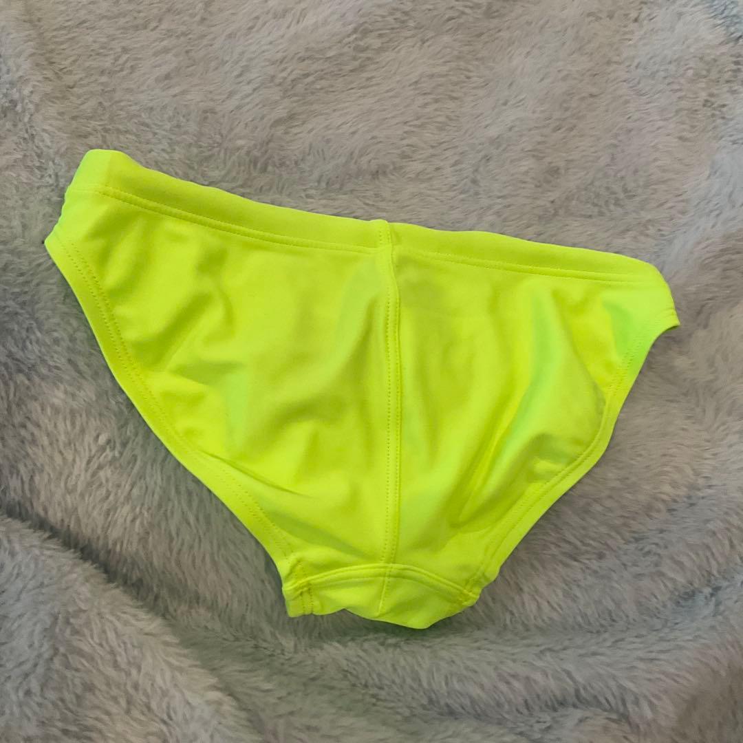 arena 蛍光イエロー 競泳水着 S
