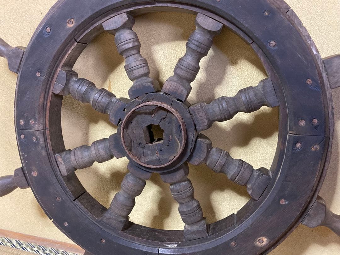 舵輪 ラット 船 船舶 No.4