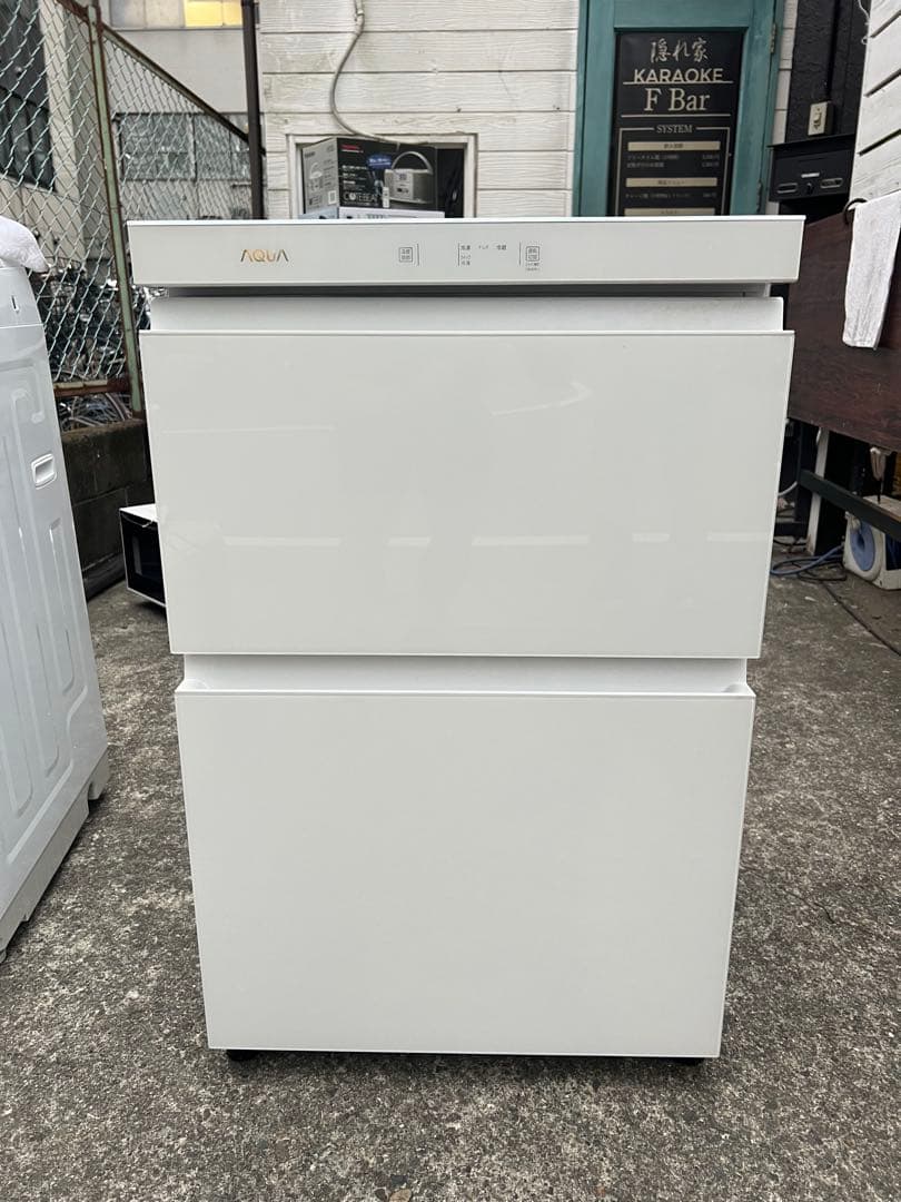 AQUAガラス/ホームフリーザ/冷凍冷蔵切り替えok/極美品/大特価