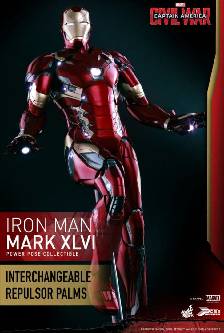 【新品未使用】ホットトイズ『シビル・ウォー/キャプテン・アメリカ』マーク46