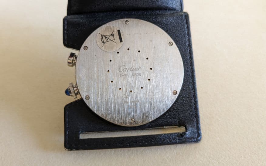 ジャンク　カルティエ　トラベルアラームクロック
