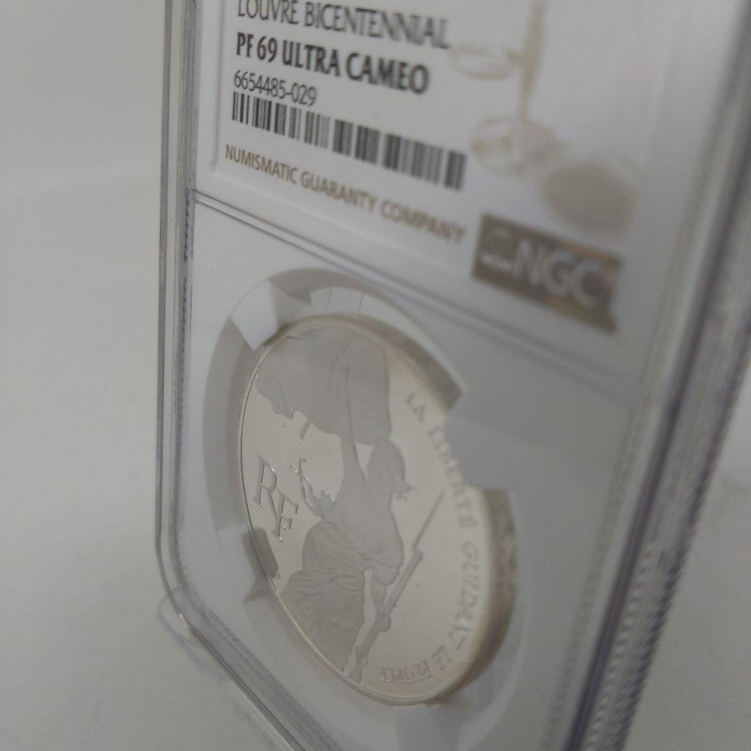 NGC-PF69 1993 ルーブル200周年 ドラクロワの民衆を導く自由の女神