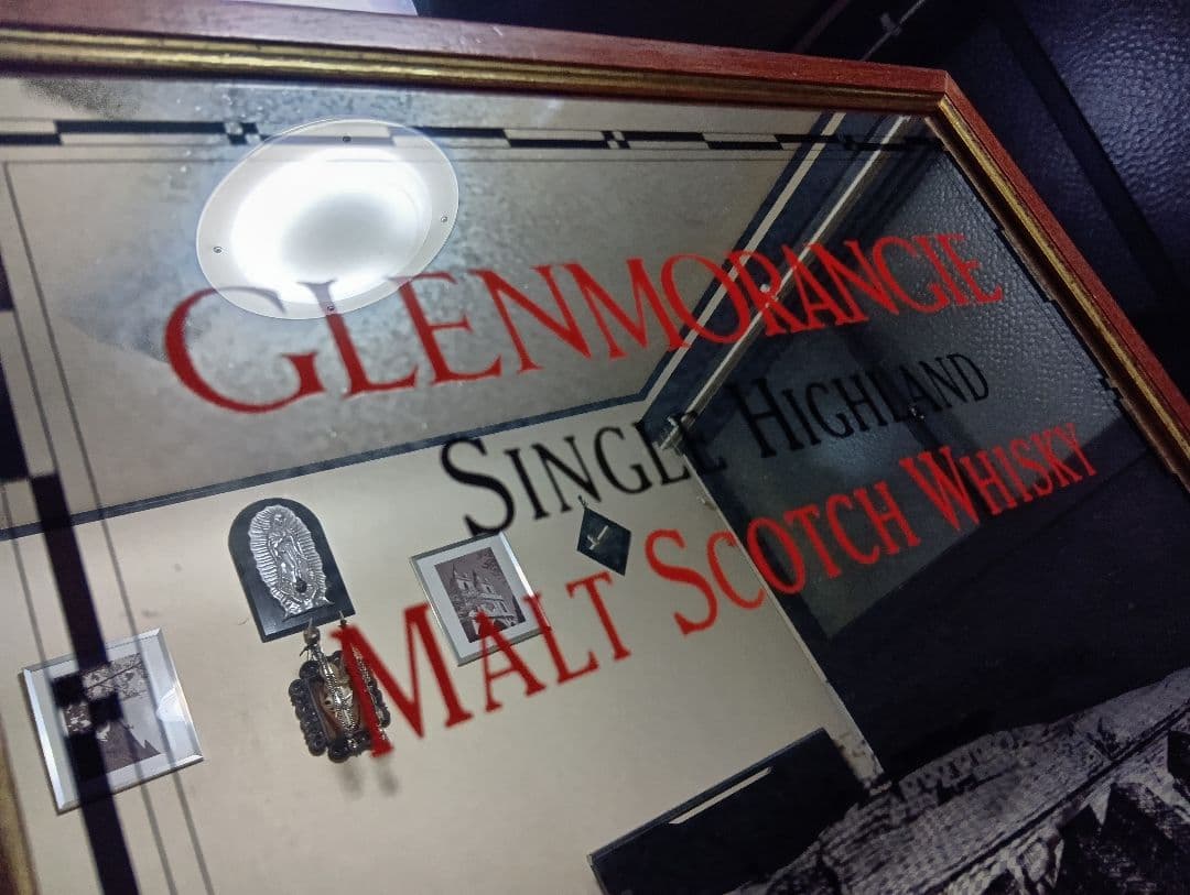 1980's 非売品　ノベルティ　グレンモーレンジ　10年　パブミラー