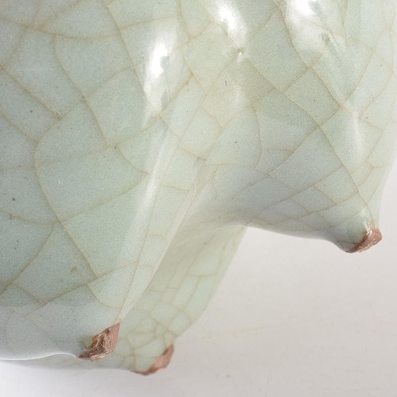 中国　哥釉　沖耳爐　香炉　C 7760E