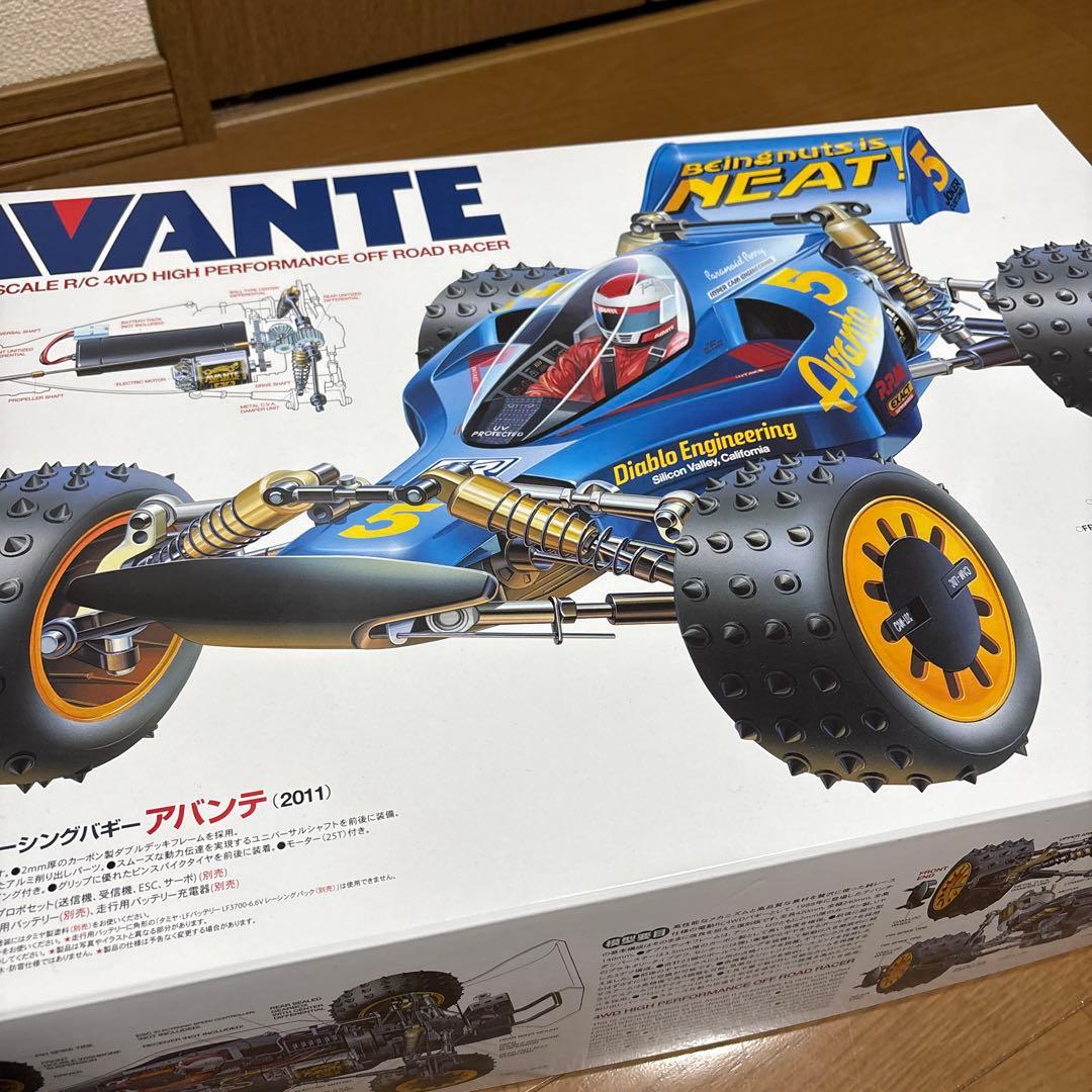 Tamiya Avante 2011 1/10 RCカー　完成ボディ　未使用付き
