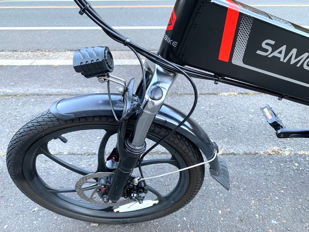 【動作確認済】送料無料 SAMEBIKE ディスク式MTB折りたたみ電動自転車