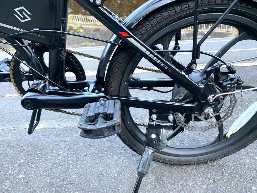 【動作確認済】送料無料 SAMEBIKE ディスク式MTB折りたたみ電動自転車