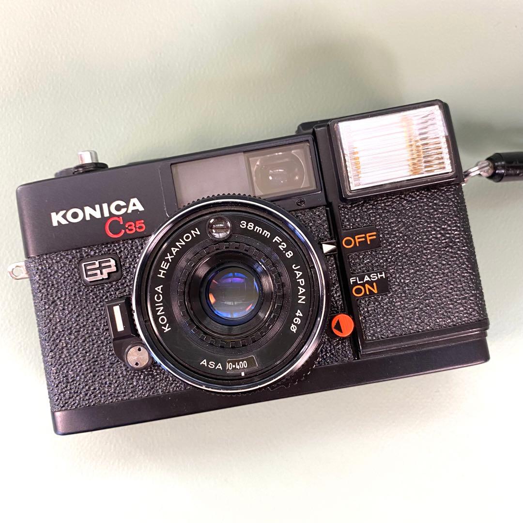 【作動保証1ヶ月】　整備済、完動品/ コニカ Konica C35 EF