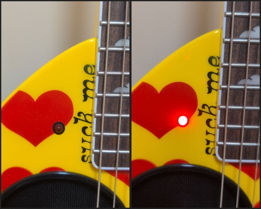 【美品】 FERNANDES フェルナンデス YELLOW HEART zo-3