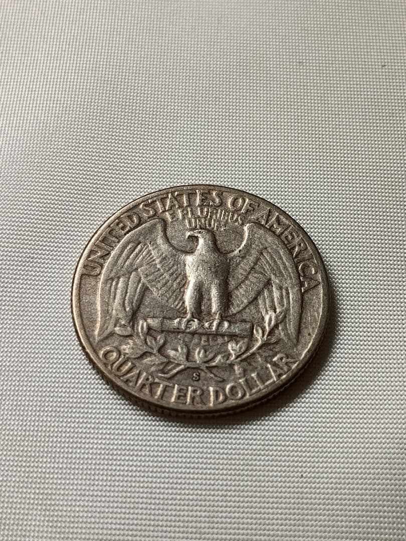 【希少美品】1954年-S ワシントン・クォーターダラー