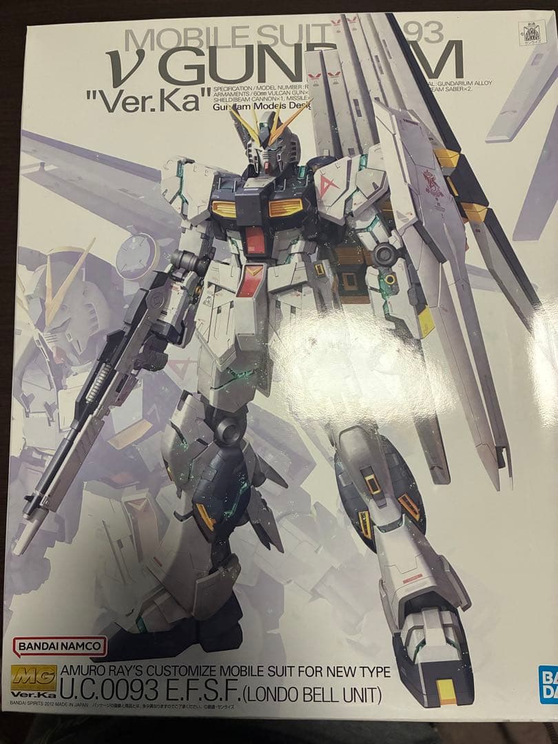MG νガンダム Ver.Ka 未組立プラモデル