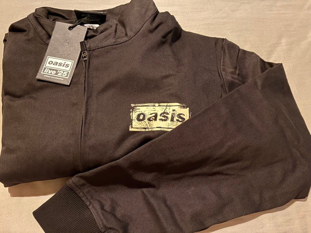 オアシス Oasis Harrington Jacket Black (M)