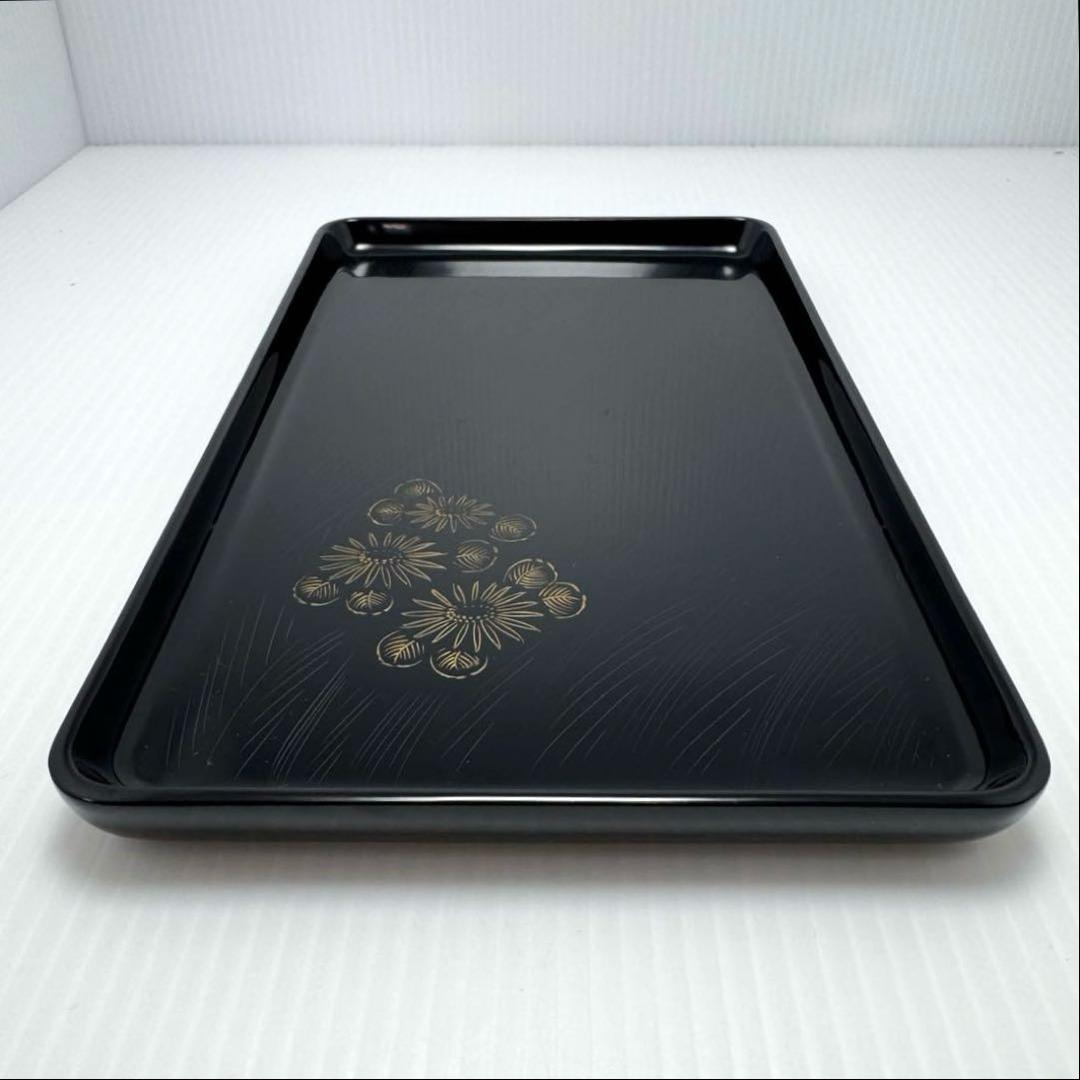 新品未使用 輪島塗 トレー お盆 巨峰 漆 漆器 小物置き 飾り 共箱 説明書
