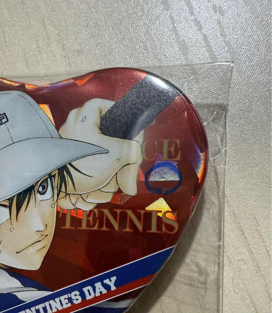 テニスの王子様　テニプリ　越前リョーマ　ハート缶バッジ