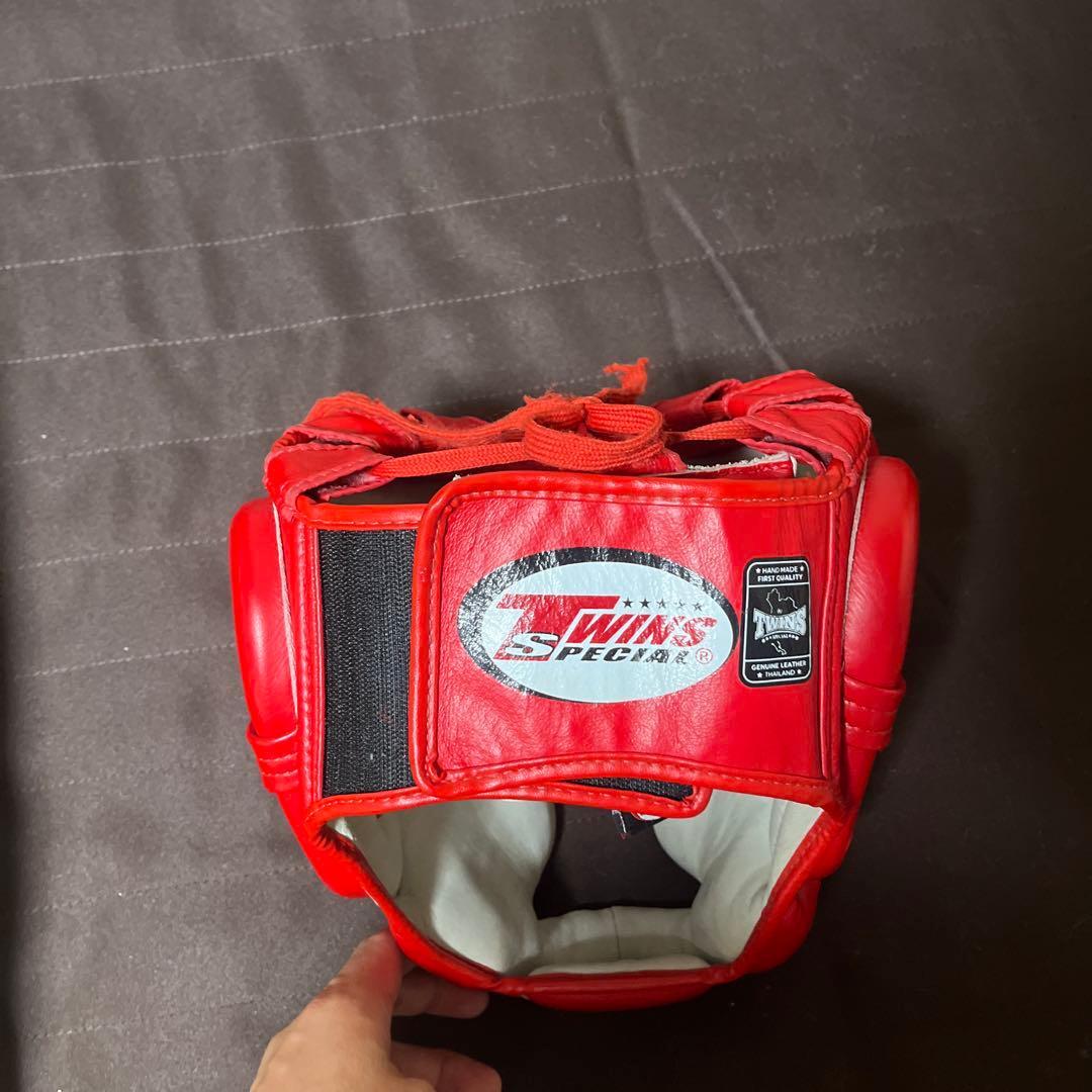 TWINS SPECIAL ヘッドギア 赤　Mサイズ