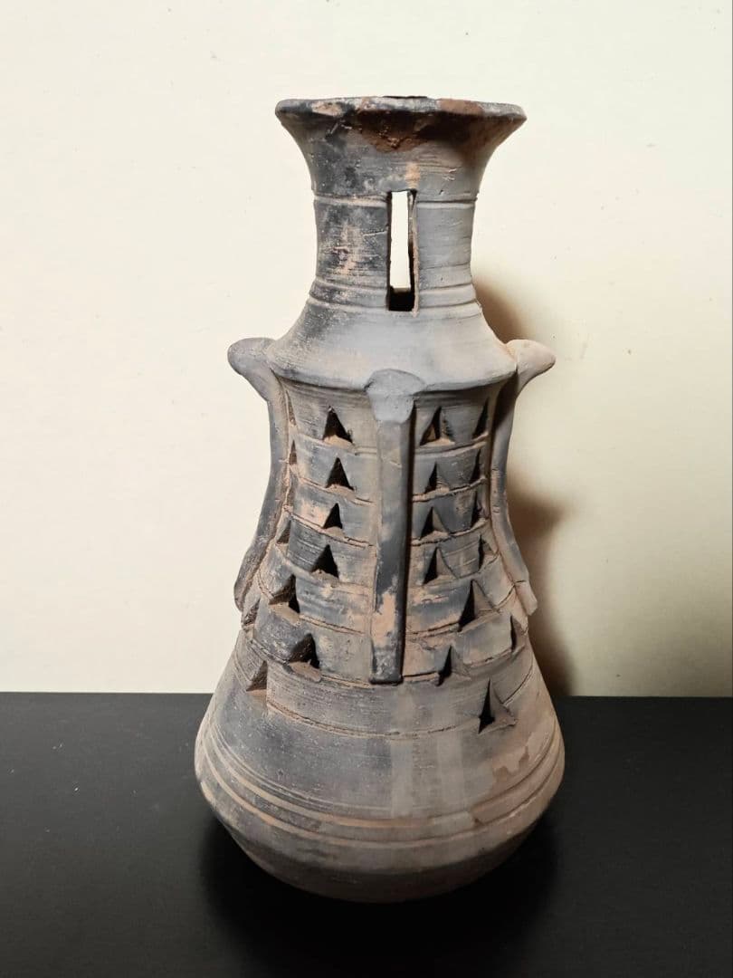 須恵器器台　古墳時代　考古発掘品　出土品　古代美術　稀少品　珍品