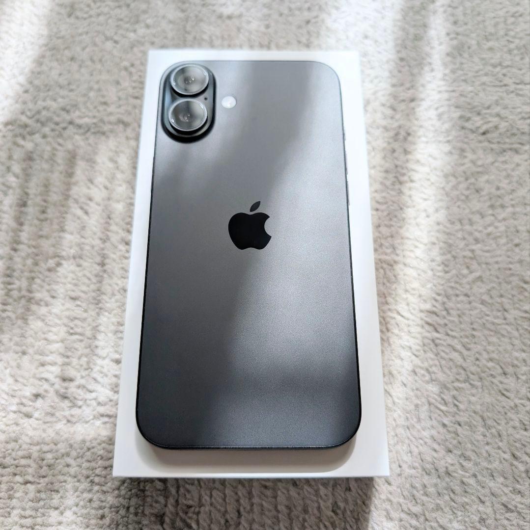 6.7インチ❗️iPhone 16 Plusブラック128GB ESRケース付