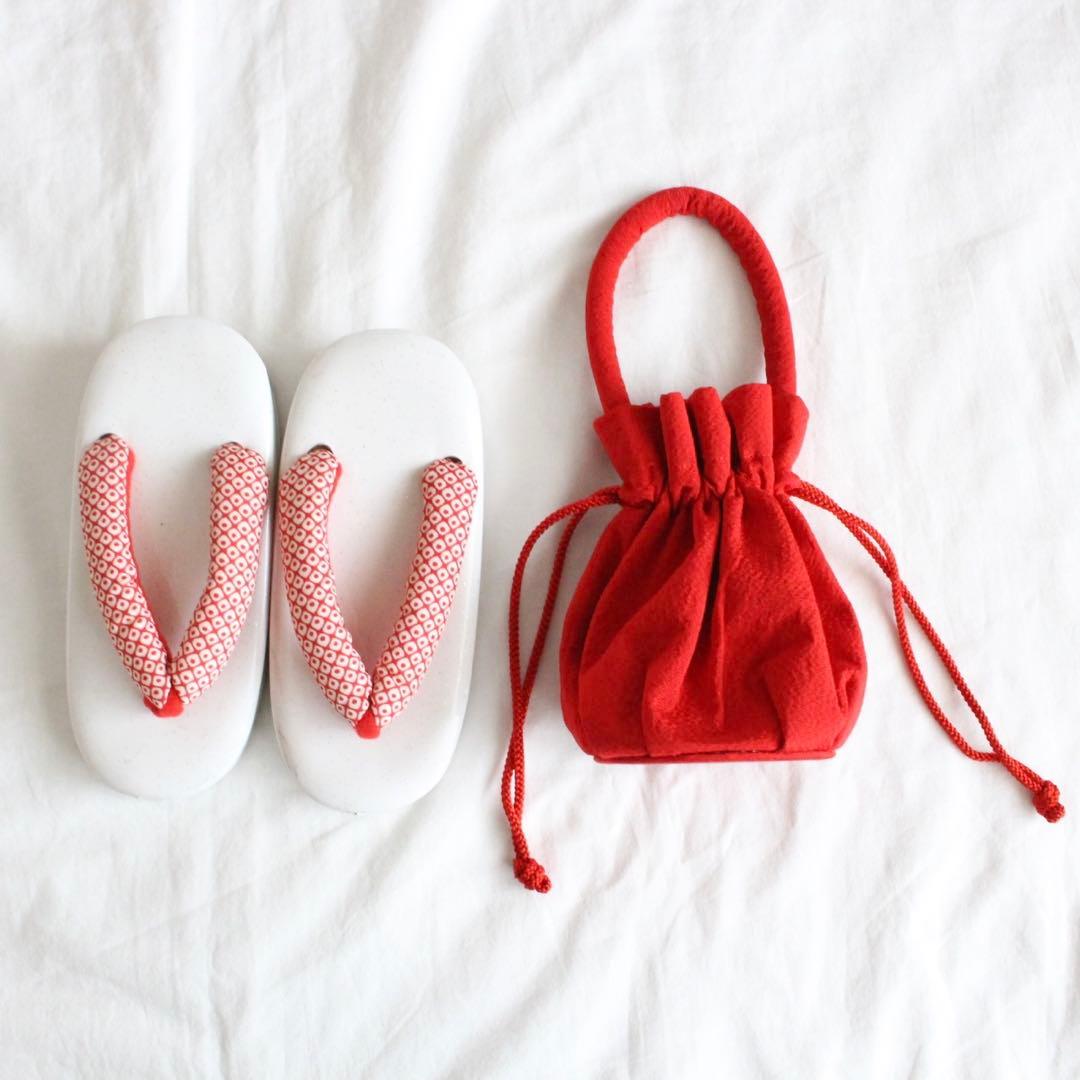 七五三 3歳 女の子 子供 アンティーク 着物 総絞り 被布 セット