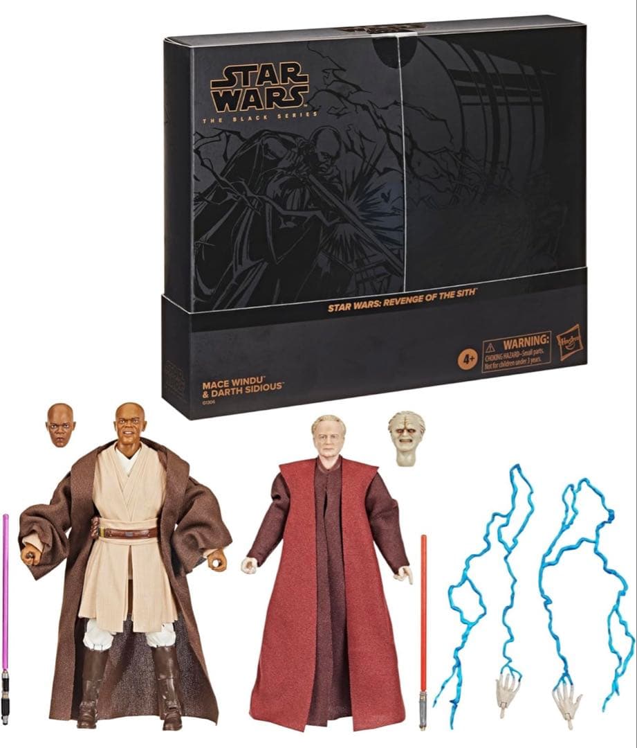 ブラックシリーズ　メイス・ウィンドゥ &パルパティーン　2PAC