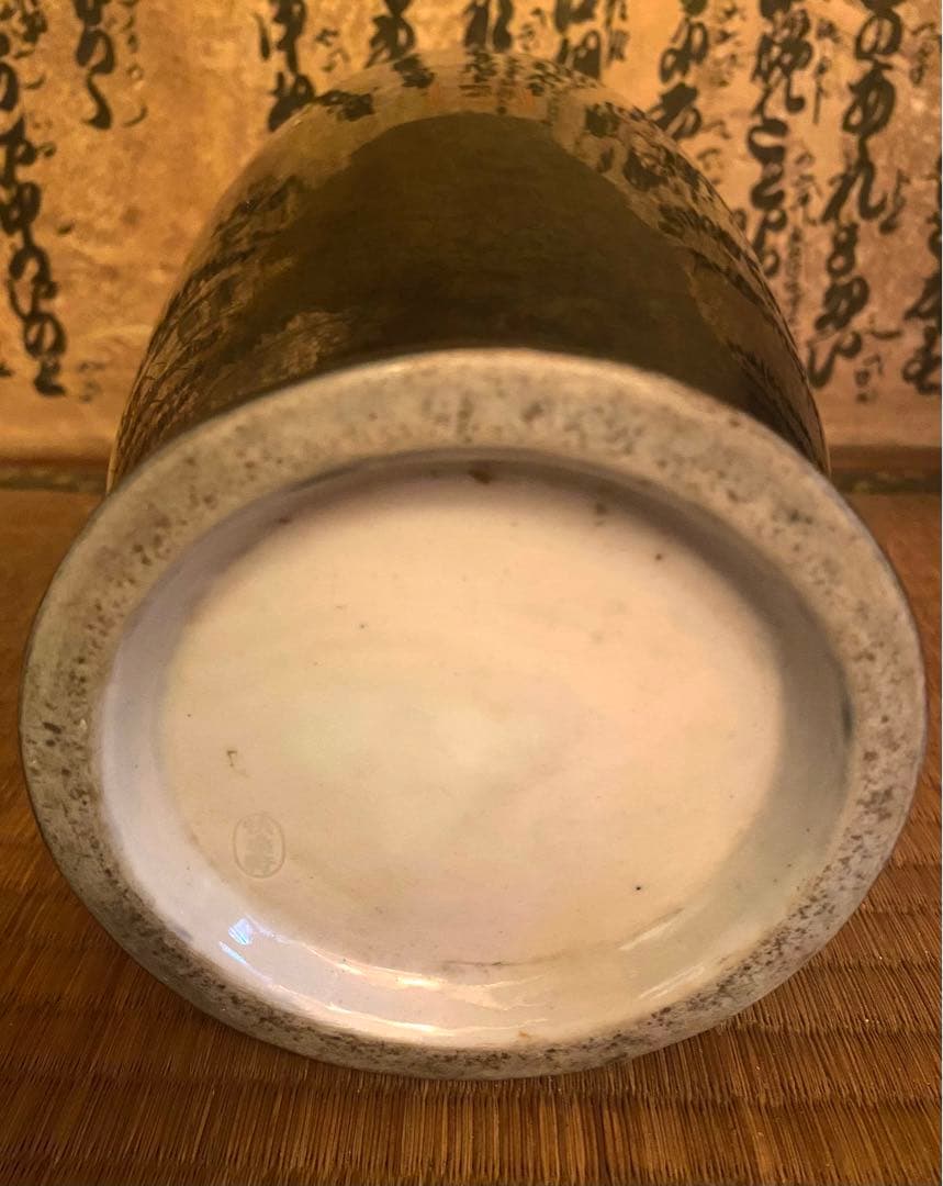 秀山　花瓶　Japan Vintage samurai