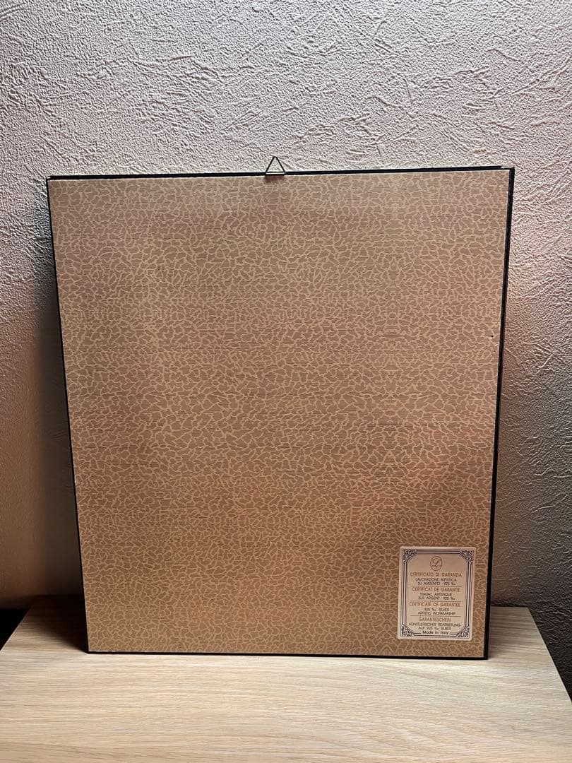 シルバー925 刻印　イタリー　絵画　summer アンティーク