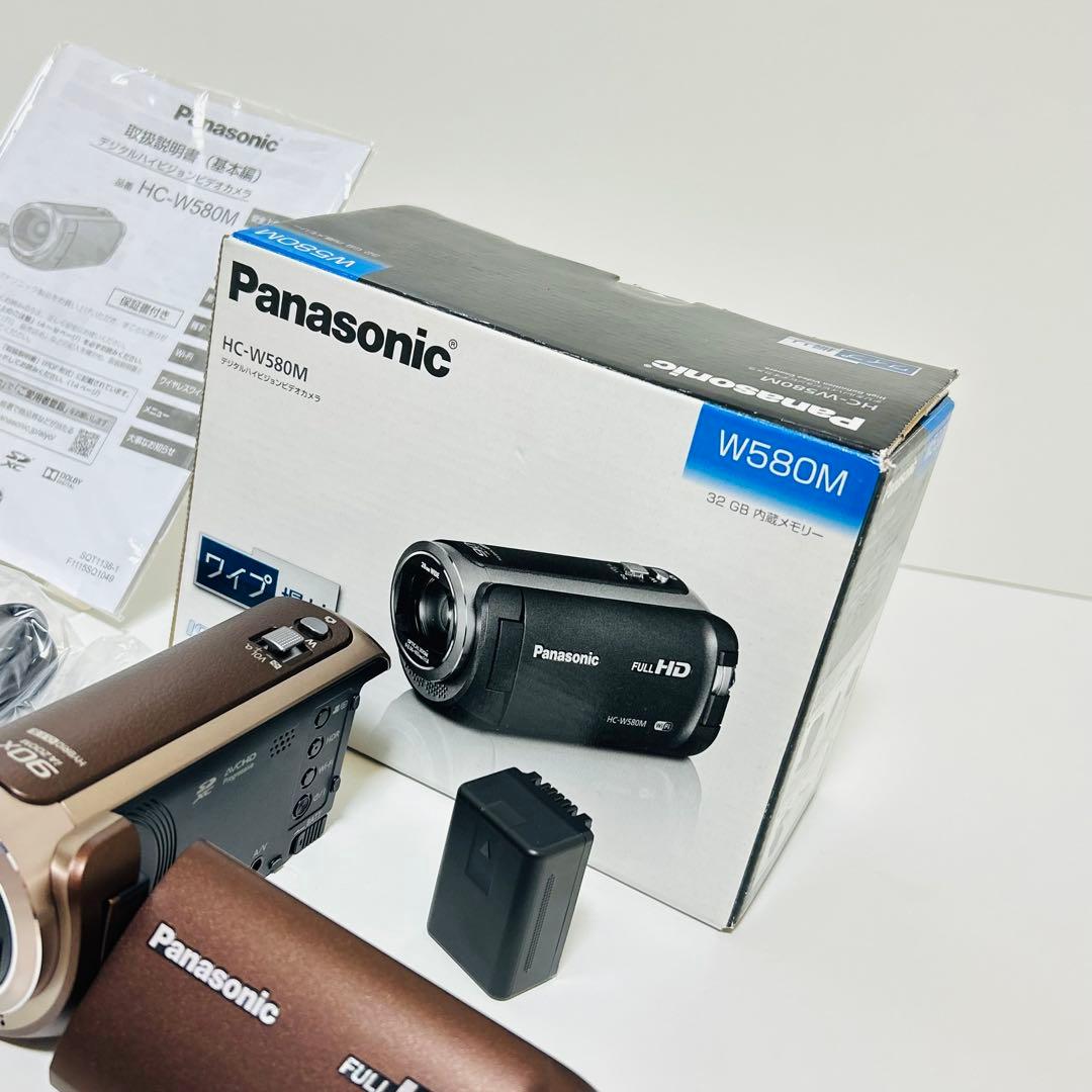【未使用級】②Panasonic HC-W580M ビデオカメラ ワイプ撮り