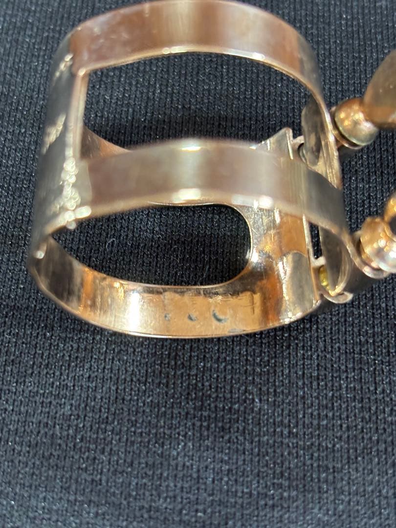 BUZZ テナーサックスリガチャー　ピンクゴールド