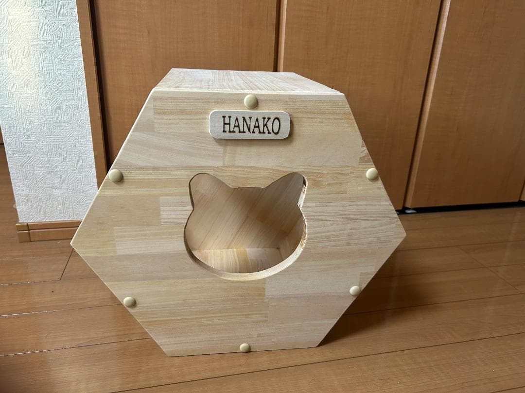 六角ハウス◆ネコハウス◆キャットハウス◆ヘキサゴン◆テーブル◆壁掛け