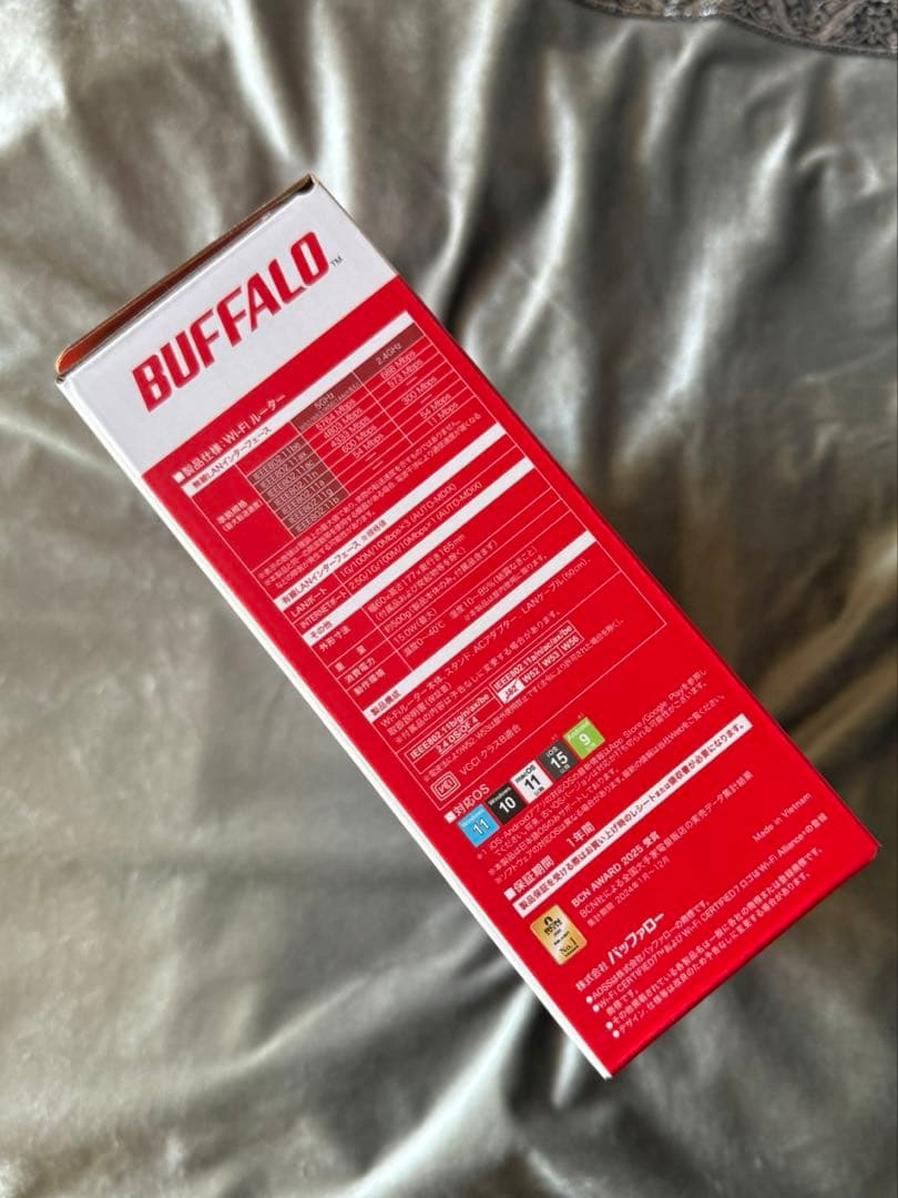 【新品未使用】BUFFALO WSR6500BE6P 無線LANルーター