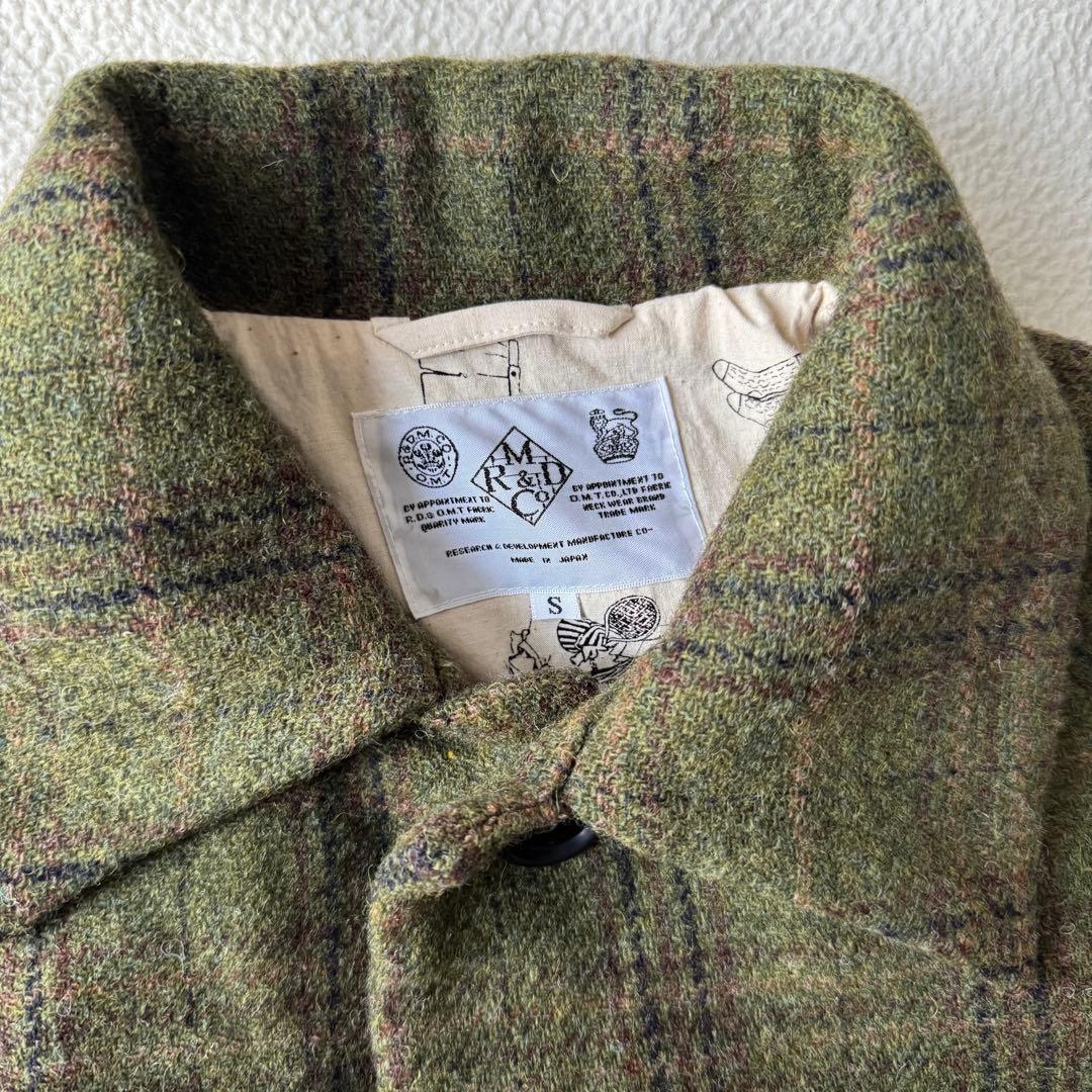 (美品)オールドマンズテーラー ブリティッシュウールツイードコート