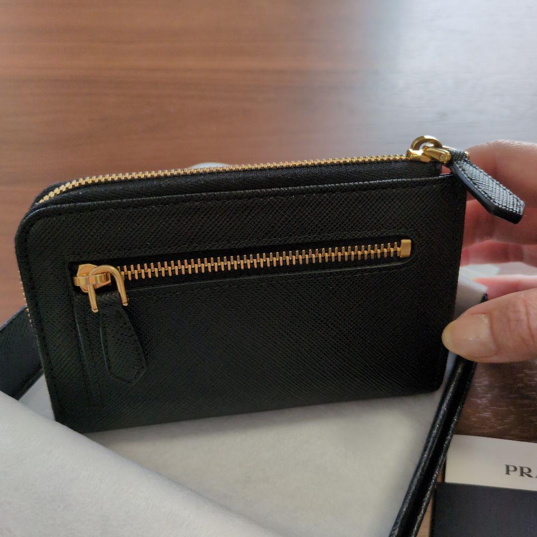「PRADA」 ケース　キーケース　ブラック