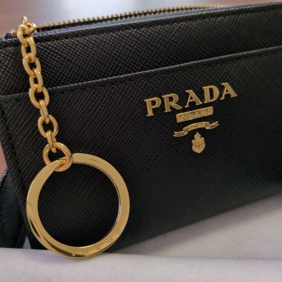 「PRADA」 ケース　キーケース　ブラック