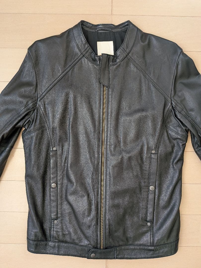■美品 DIESELディーゼル メンズ レザージャケット 羊革 L■
