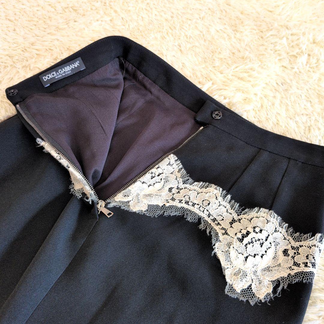 イタリア製★DOLCE&GABBANA　スカート　ミディ丈　レース　36
