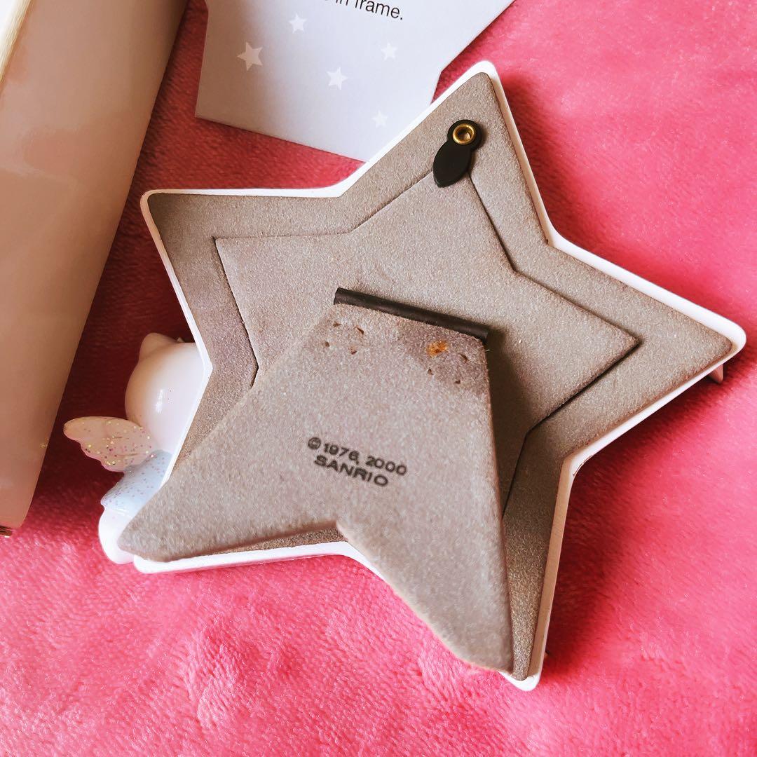 希少レア　ハローキティ　エンジェルキティ　星型　フォトフレーム　サンリオ