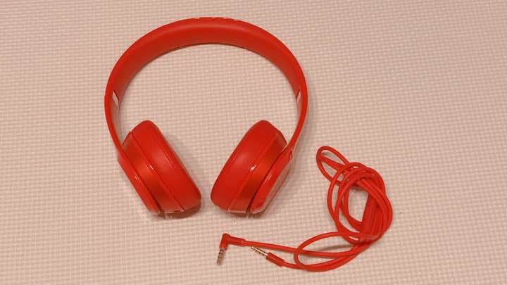 【値下げ】Beats ヘッドホン赤