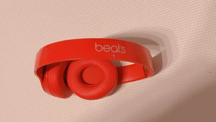 【値下げ】Beats ヘッドホン赤