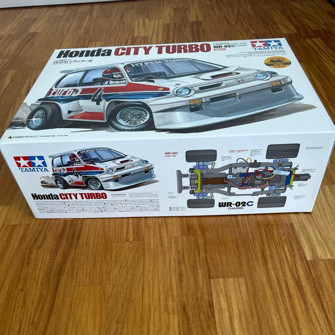 タミヤ　HONDAシティターボ（WRー02Cシャーシ）