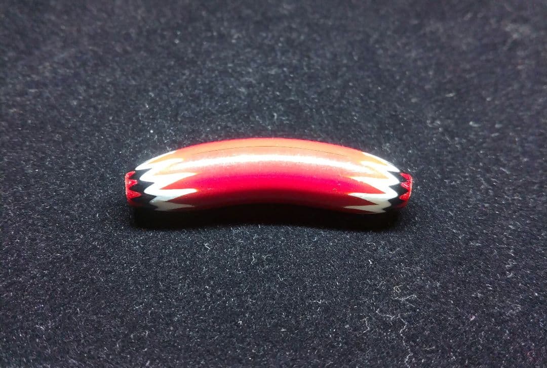 357ビーズ　専用です！　シェブロン　レッド　ルイジ・カッテランのエルボー型！